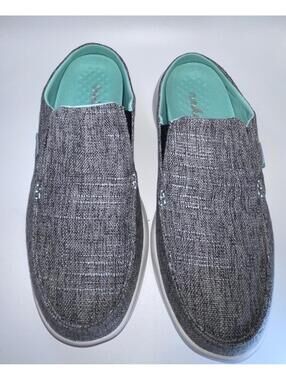 BNIB OrthoComfoot Women's Gray Slip On Loafers Walking Shoes Size 9.5 EU 41